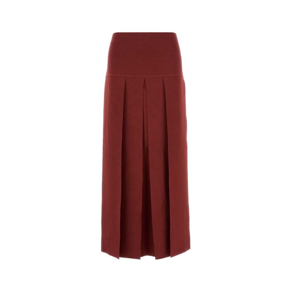 Alaia Women Tyrian Purple Stretch Viscose Blend Skirt